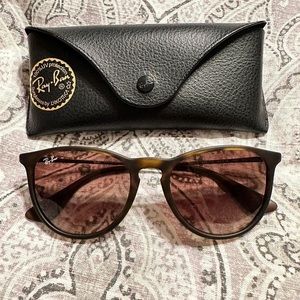 Erica Ray bans! Brown lenses with brown features